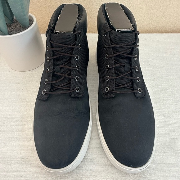 Men\'s Black Nubuck/Mesh Timberland Ortholite Ankle Boots main image 12